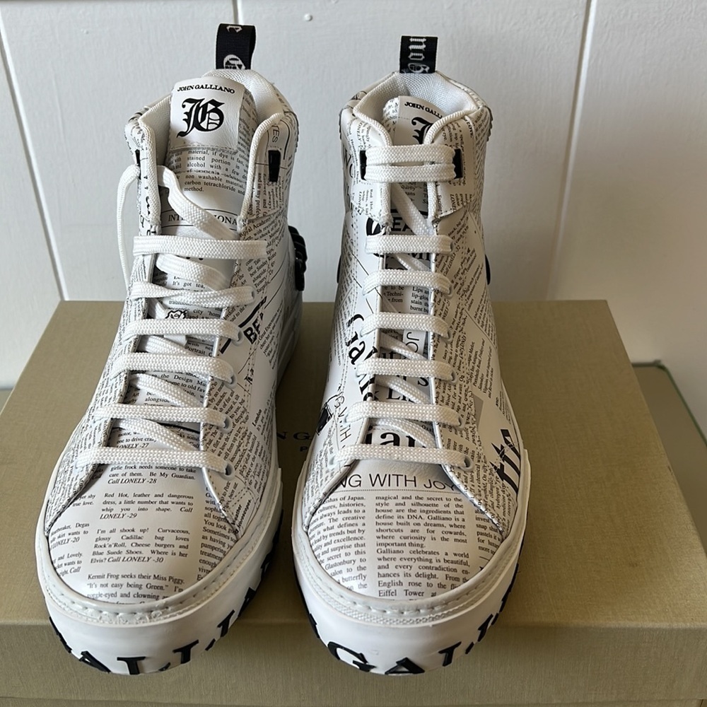 John Galliano Paris sneakers
